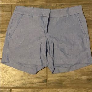 EUC J-CREW City Fit Shorts Size 0 Blue